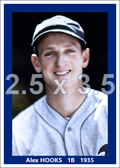 Alex Hooks - 1935 Philadelphia Athletics - choose a size & style