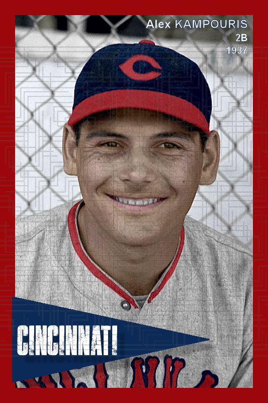 Alex Kampouris - 1937 Cincinnati Reds - choose a size & style