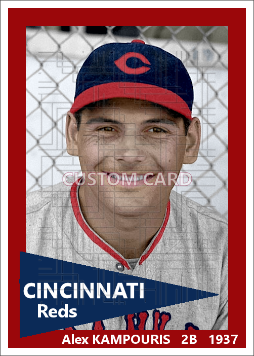 Alex Kampouris - 1937 Cincinnati Reds - choose a size & style