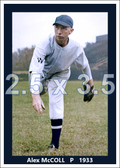 Alex McColl - 1933 Washington Senators - choose a size & style
