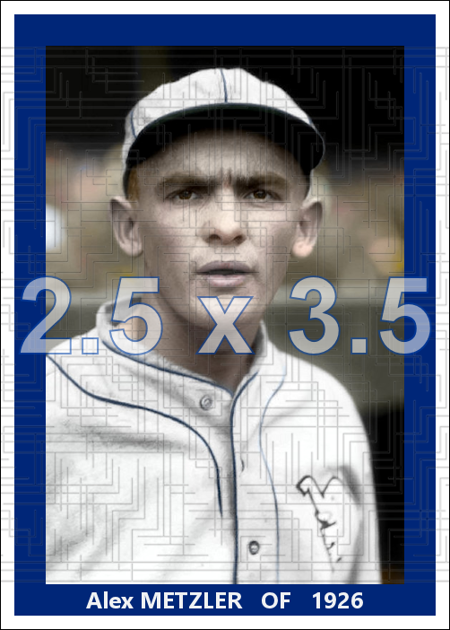 Alex Metzler - 1926 Philadelphia Athletics - choose a size & style