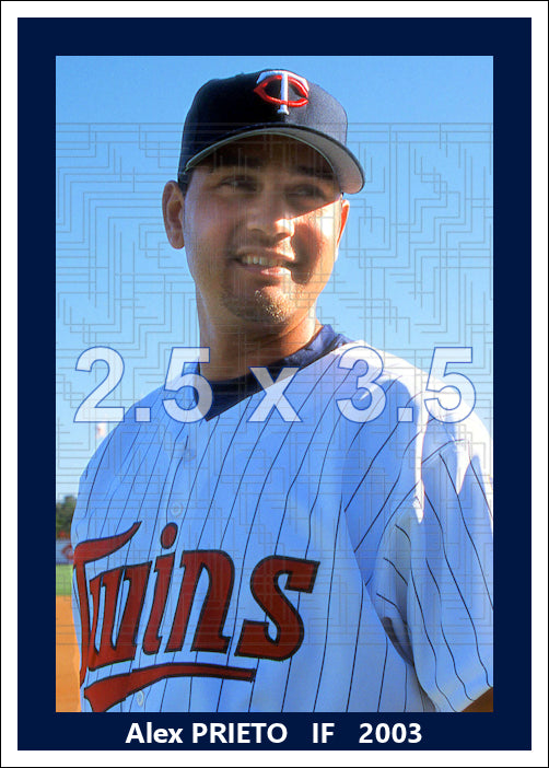 Alex Prieto - 2003 Minnesota Twins - choose a size & style