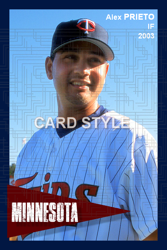 Alex Prieto - 2003 Minnesota Twins - choose a size & style