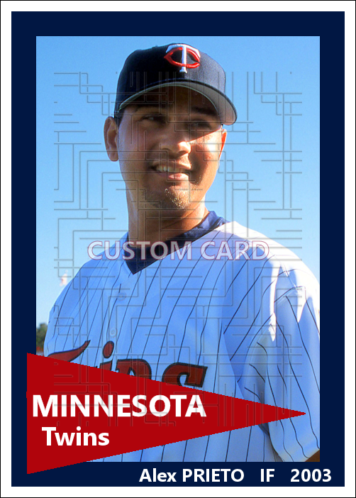 Alex Prieto - 2003 Minnesota Twins - choose a size & style