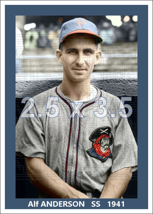 Alf Anderson - 1941 Pittsburgh Pirates - choose a size & style