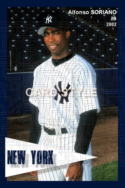 Alfonso Soriano - 2002 New York Yankees - choose a size & style