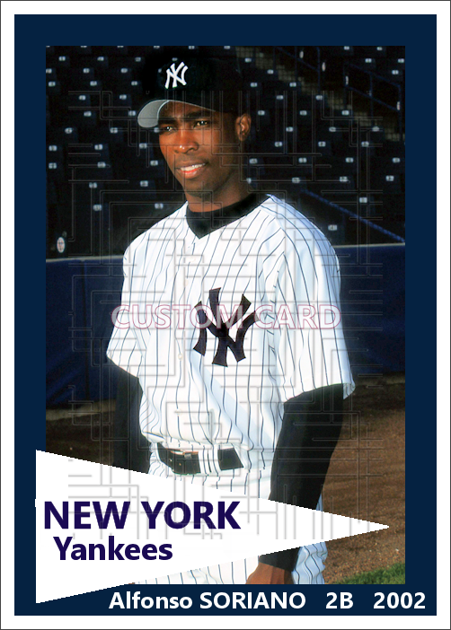 Alfonso Soriano - 2002 New York Yankees - choose a size & style
