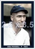 Allen Russell - 1925 Washington Senators - choose a size & style