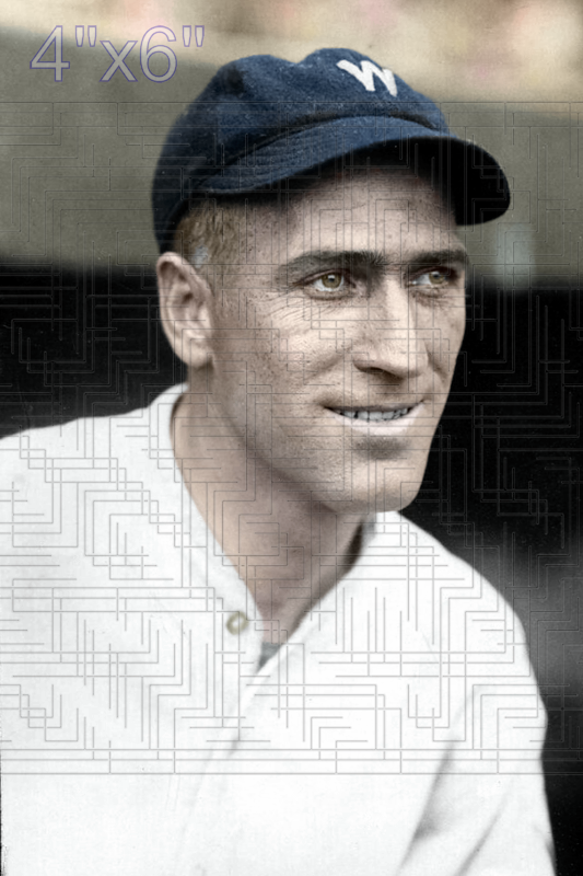 Allen Russell - 1925 Washington Senators - choose a size & style