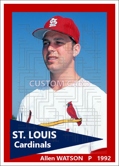 Allen Watson - 1992 St. Louis Cardinals - choose a size & style