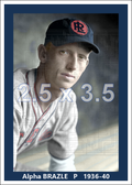 Alpha Brazle - 1936-40 Little Rock Travelers - choose a size & style