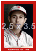 Alta Cohen - 1933 Philadelphia Phillies - choose a size & style