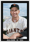 Alvin Dark - 1954 New York Giants - choose a size & style