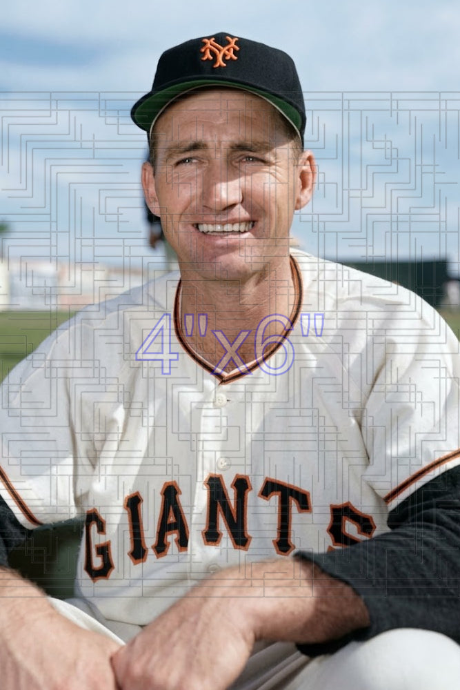 Alvin Dark - 1954 New York Giants - choose a size & style