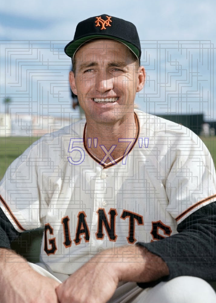 Alvin Dark - 1954 New York Giants - choose a size & style