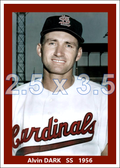Alvin Dark - 1956 St. Louis Cardinals - choose a size & style