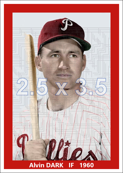 Alvin Dark - 1960 Philadelphia Phillies - choose a size & style