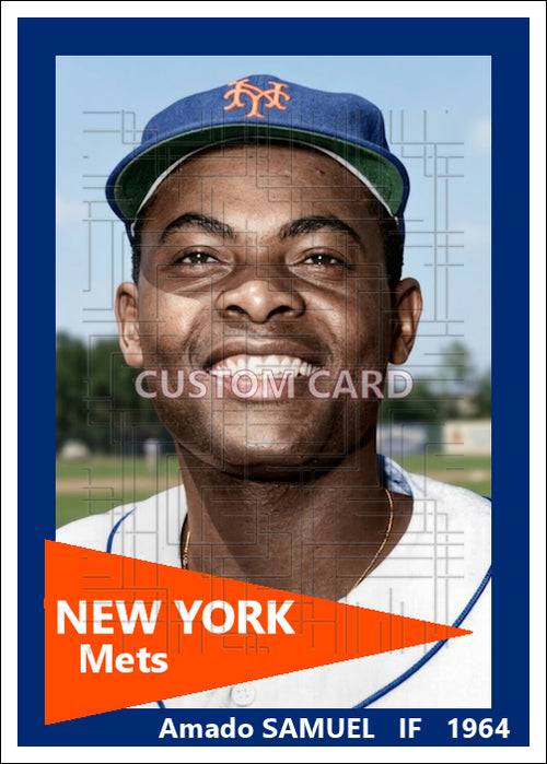 Amado Samuel - 1964 New York Mets - choose a size & style