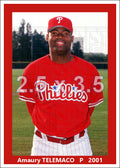 Amaury Telemaco - 2001 Philadelphia Phillies - choose a size & style