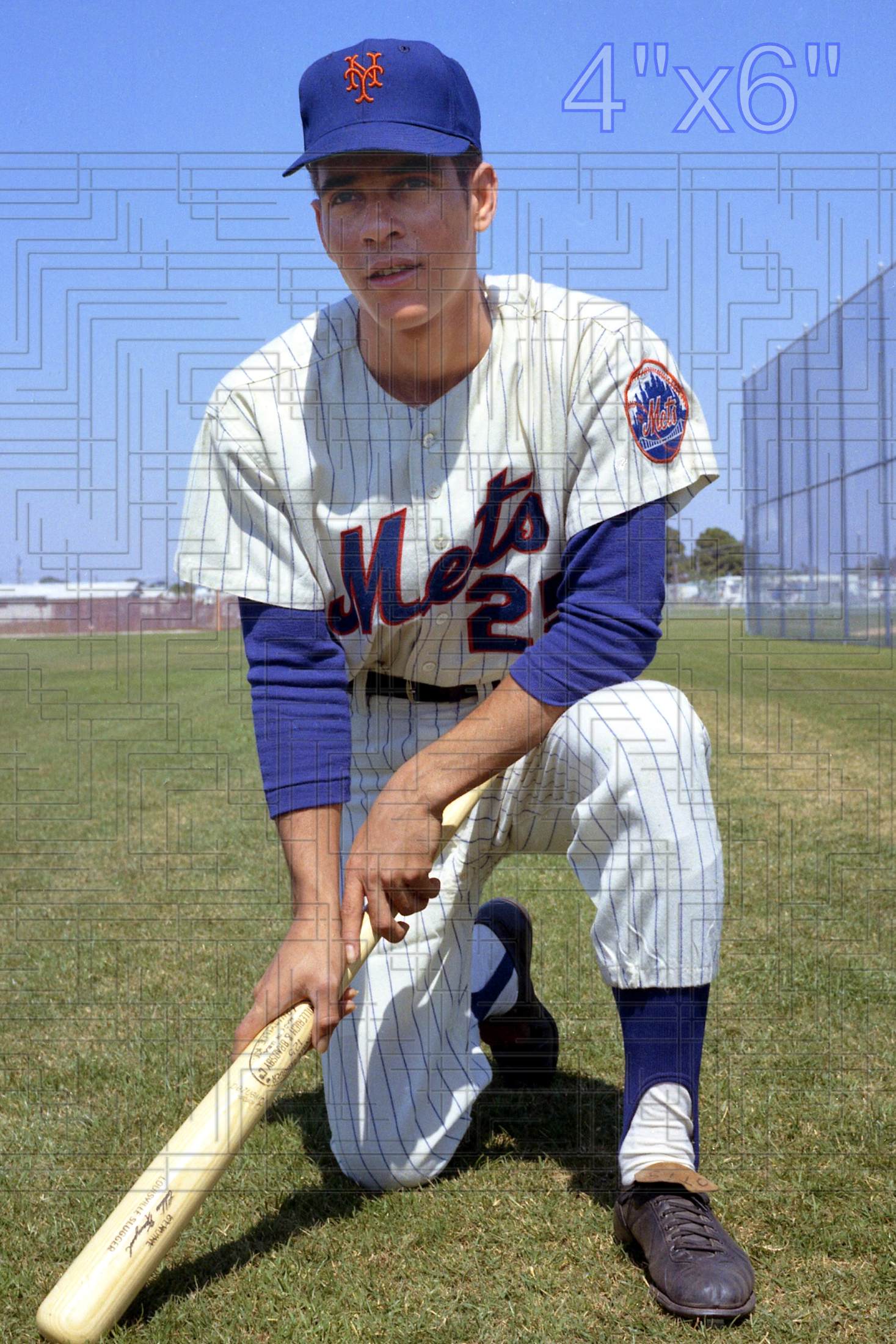 Amos Otis - 1969 New York Mets - choose a size & style