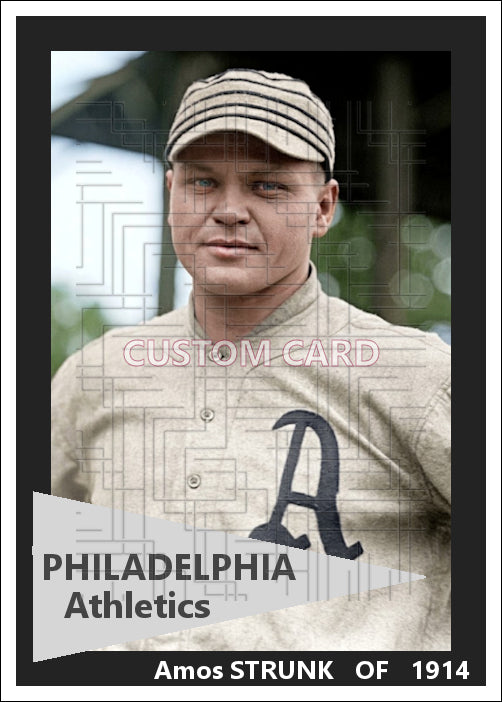Amos Strunk - 1914 Philadelphia Athletics - choose a size & style