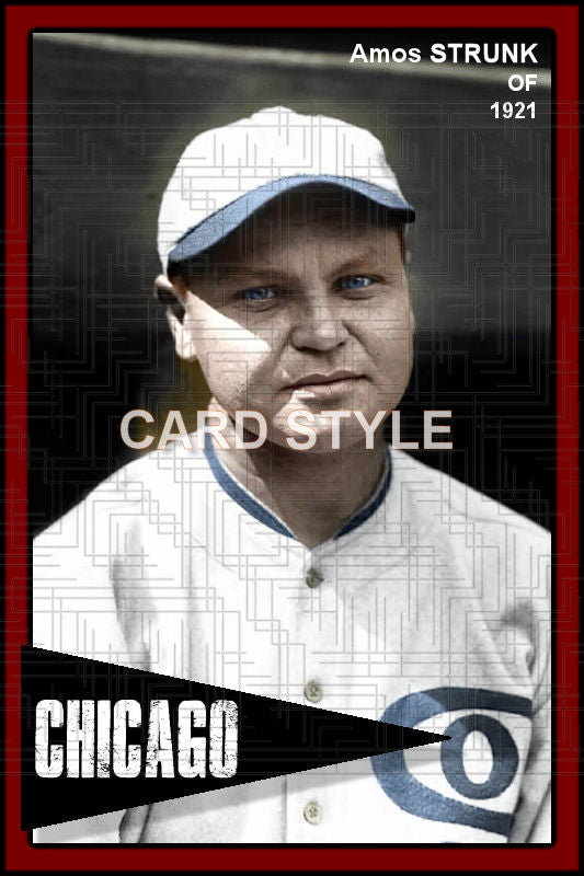 Amos Strunk - 1921 Chicago White Sox - choose a size & style