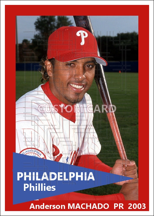 Anderson Machado - 2003 Philadelphia Phillies - choose a size & style