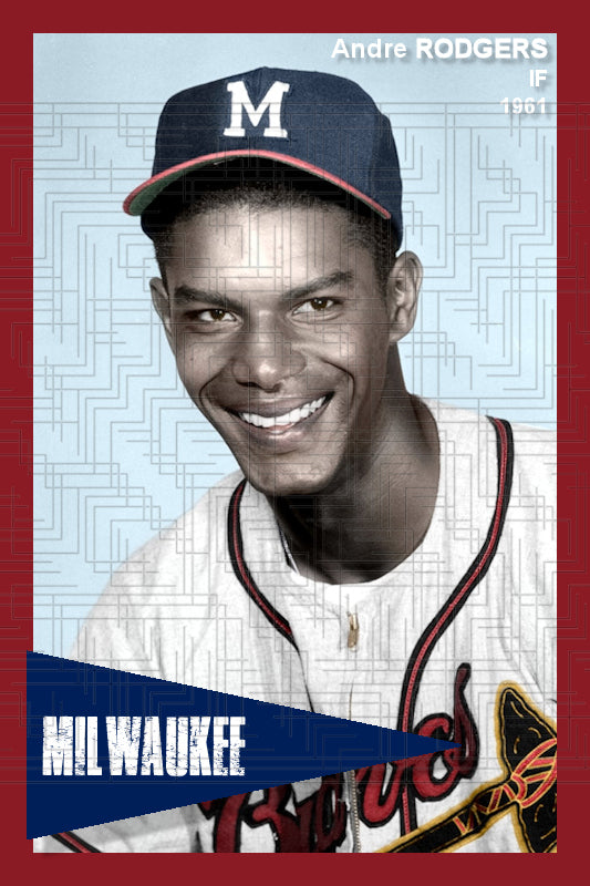 Andre Rodgers - 1961 Milwaukee Braves - choose a size & style