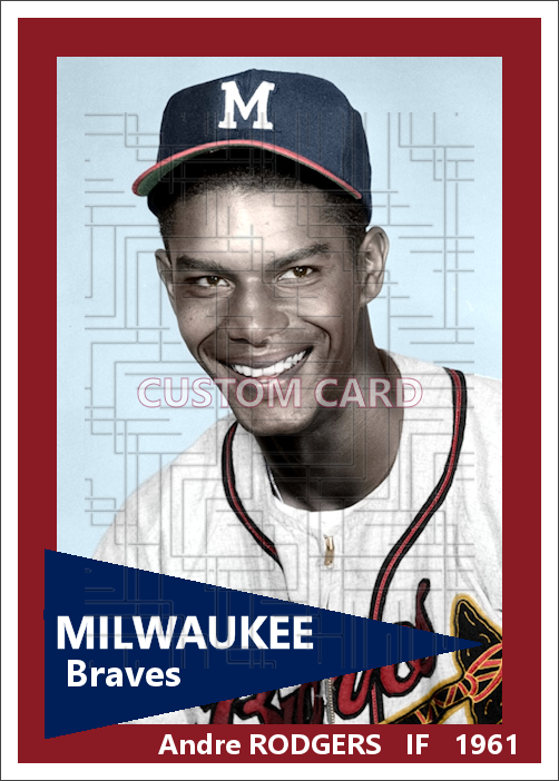 Andre Rodgers - 1961 Milwaukee Braves - choose a size & style