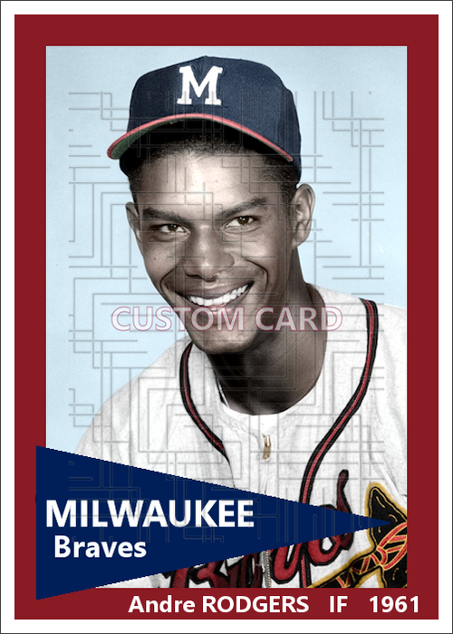 Andre Rodgers - 1961 Milwaukee Braves - choose a size & style