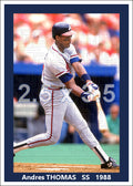 Andres Thomas - 1988 Atlanta Braves - choose a size & style