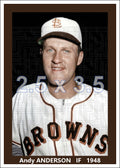 Andy Anderson - 1948 St. Louis Browns - choose a size & style
