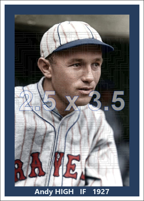 Andy High - 1927 Boston Braves - choose a size & style