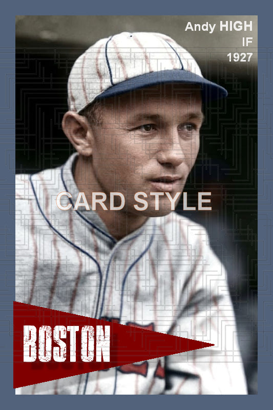 Andy High - 1927 Boston Braves - choose a size & style