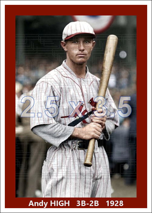 Andy High - 1928 St. Louis Cardinals - choose a size & style
