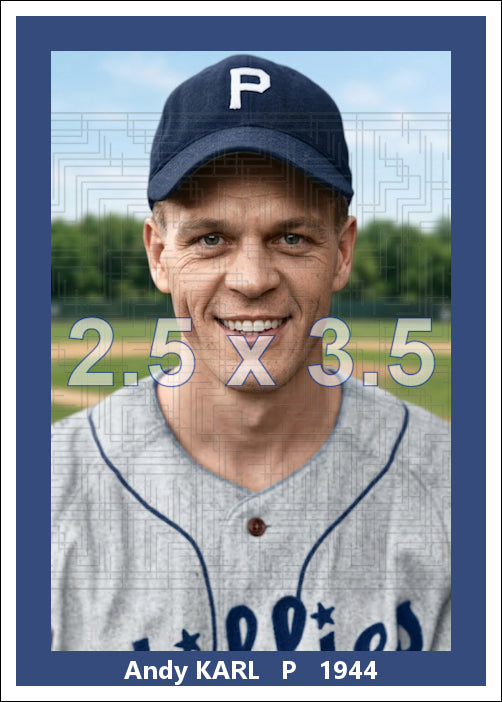 Andy Karl - 1944 Philadelphia Phillies - choose a size & style
