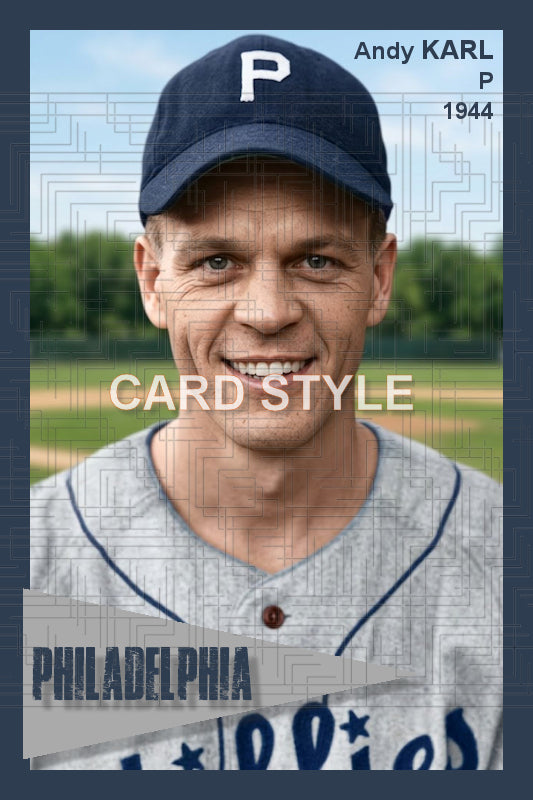 Andy Karl - 1944 Philadelphia Phillies - choose a size & style