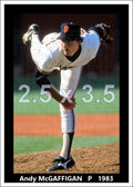 Andy McGaffigan - 1983 San Francisco Giants - choose a size & style