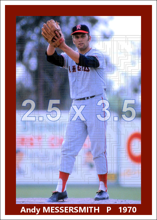 Andy Messersmith - 1970 California Angels - choose a size & style