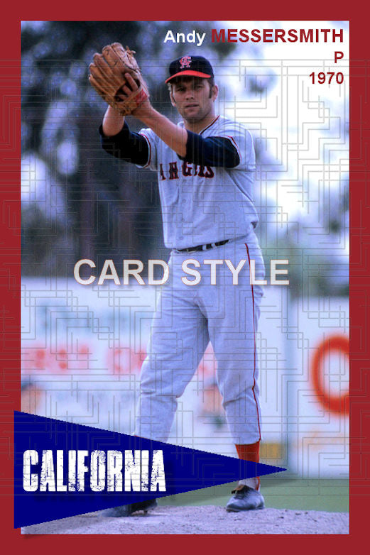 Andy Messersmith - 1970 California Angels - choose a size & style