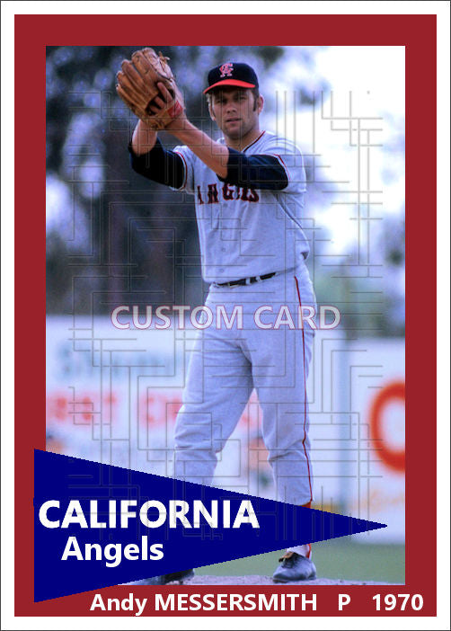 Andy Messersmith - 1970 California Angels - choose a size & style