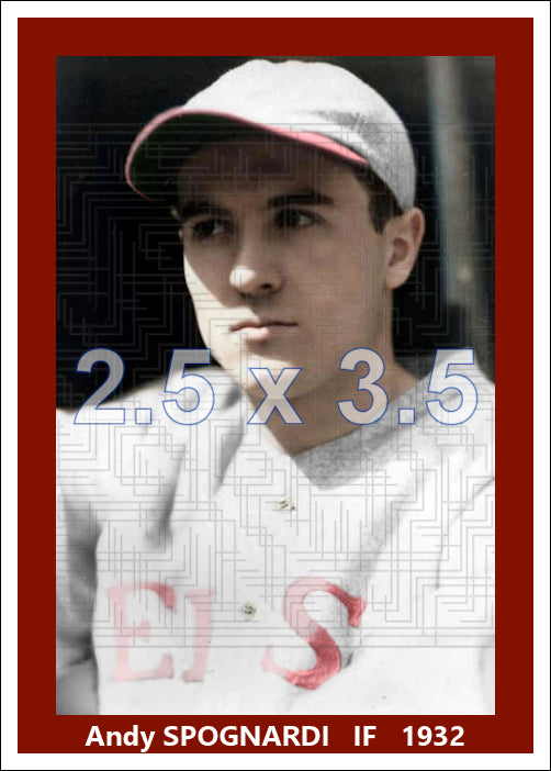 Andy Spognardi - 1932 Boston Red Sox - choose a size & style