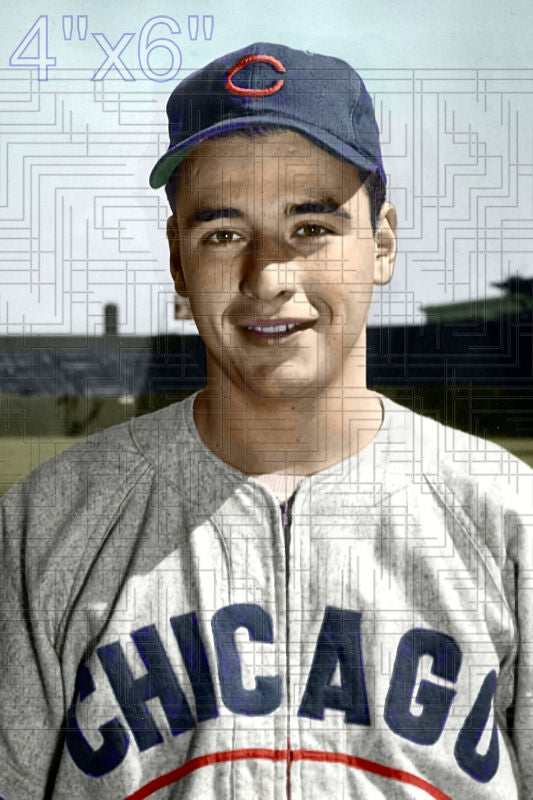 Andy Varga - 1950-51 Chicago Cubs - choose a size & style