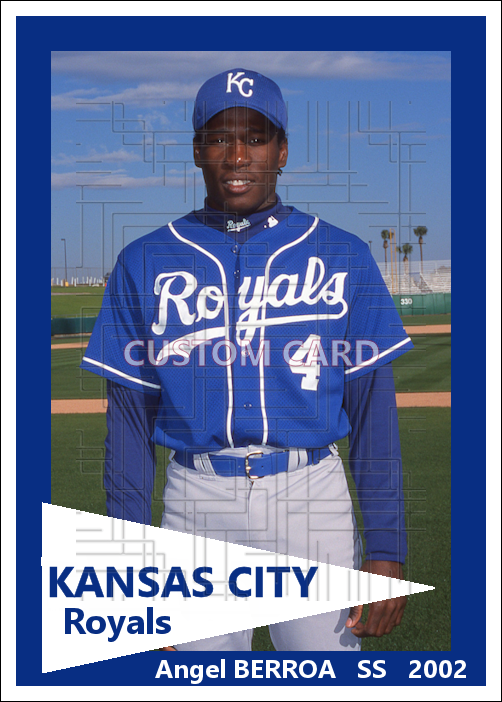 Angel Berroa - 2002 Kansas City Royals - choose a size & style