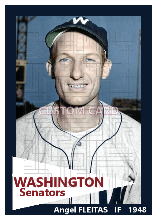 Angel Fleitas - 1948 Washington Senators - choose a size & style