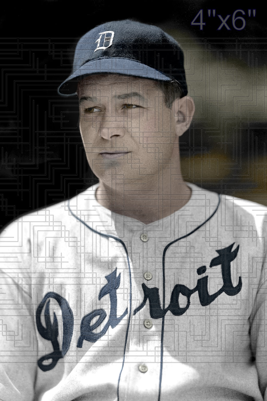 Anse Moore - 1946 Detroit Tigers - choose a size & style