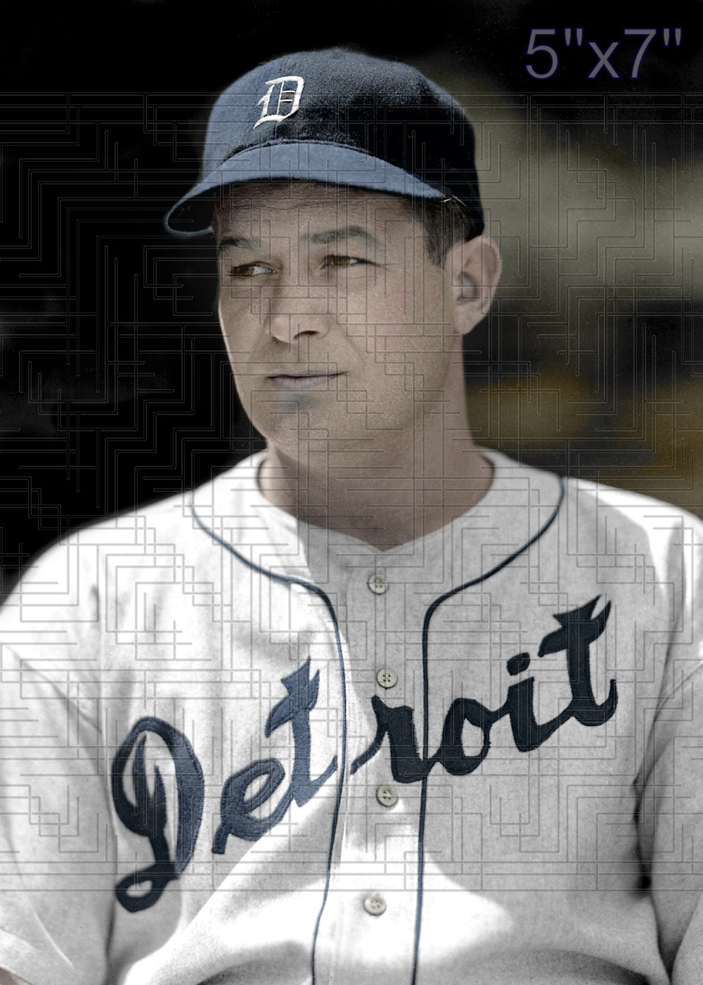 Anse Moore - 1946 Detroit Tigers - choose a size & style