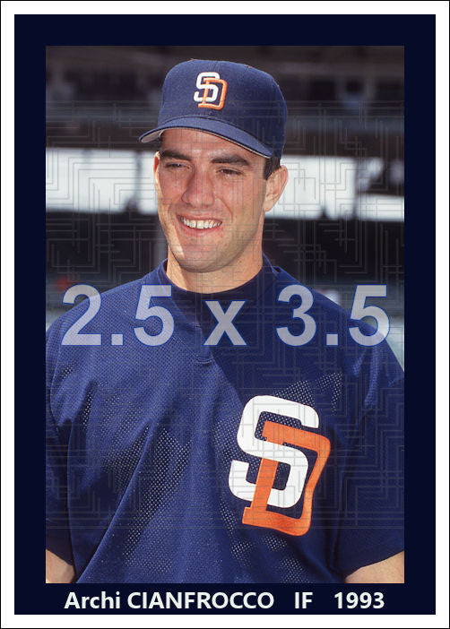 Archi Cianfrocco - 1993 San Diego Padres - choose a size & style