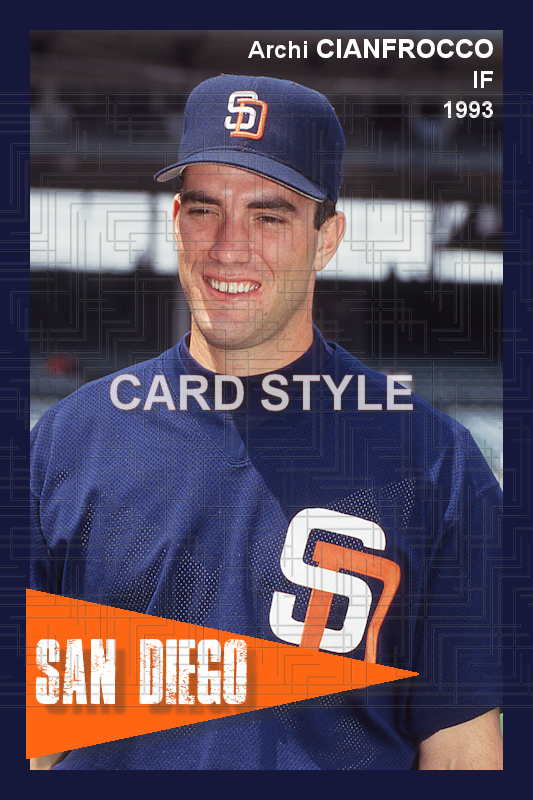 Archi Cianfrocco - 1993 San Diego Padres - choose a size & style