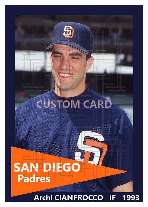 Archi Cianfrocco - 1993 San Diego Padres - choose a size & style